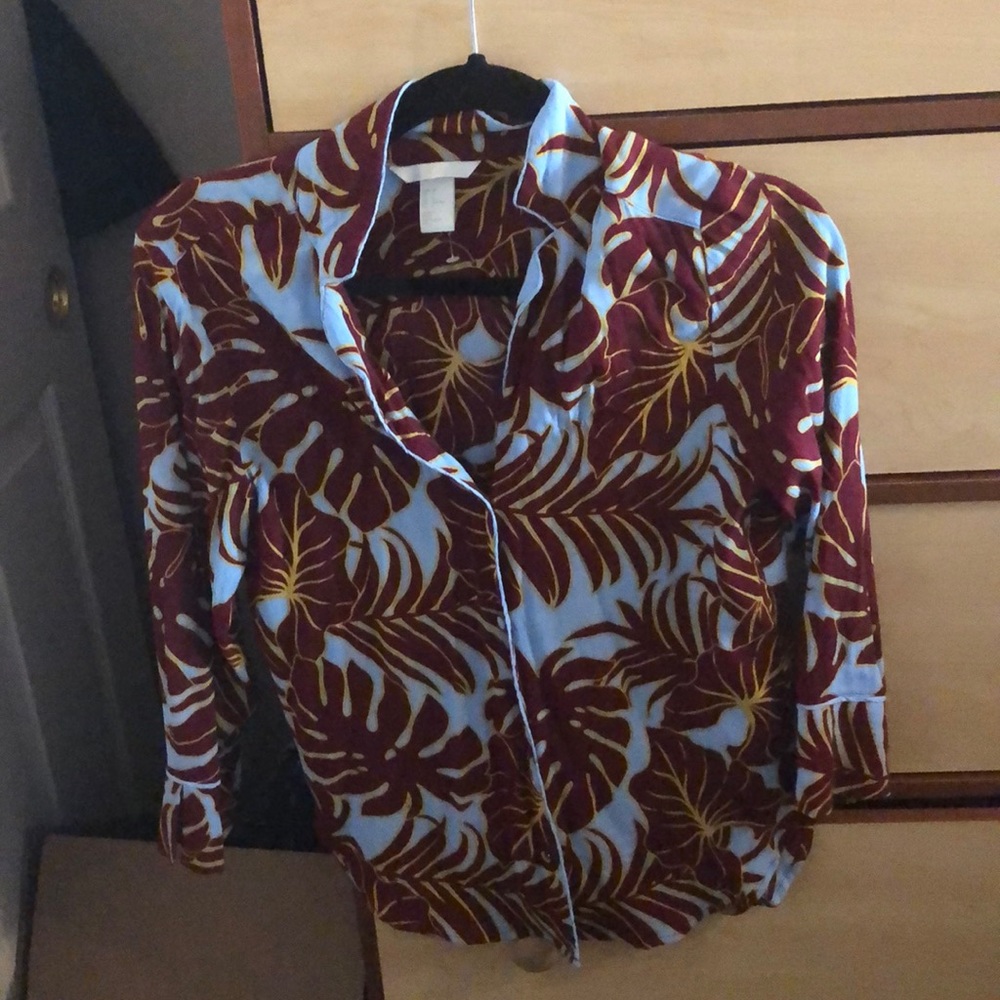 H&M tropical top NEVER WORN